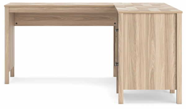 Battelle - Tan - 60" Home Office Desk With Return - Image 9
