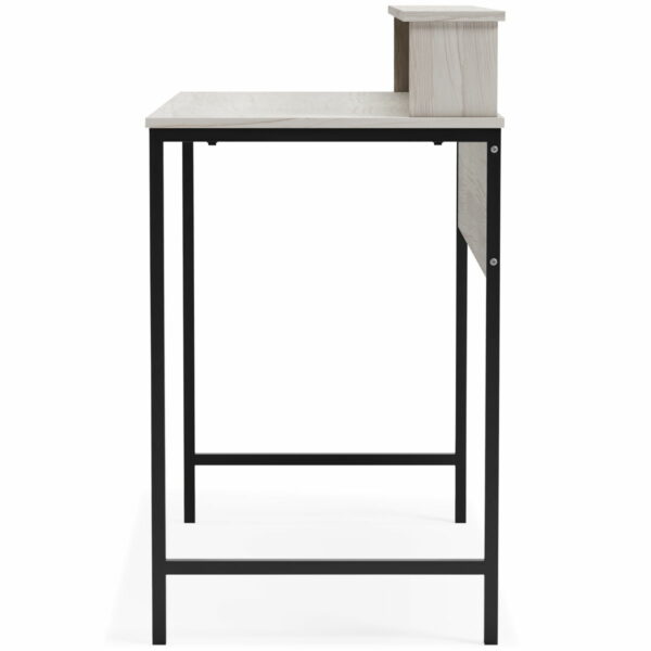 Bayflynn - White / Black - Home Office Desk With Hutch - Image 5