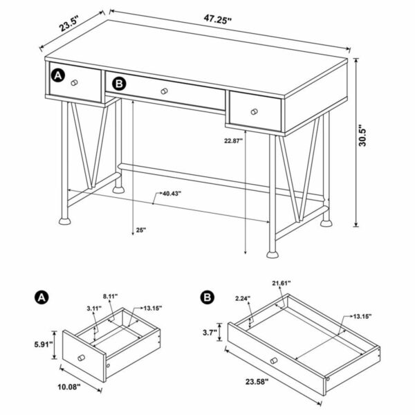 Analiese - Writing Desk - Image 33