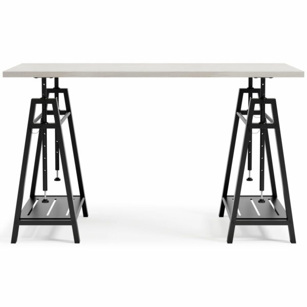 Bayflynn - White / Black - Adjustable Height Desk - Image 3