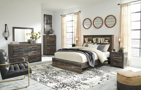 Drystan - Panel Bookcase Bed - Image 4