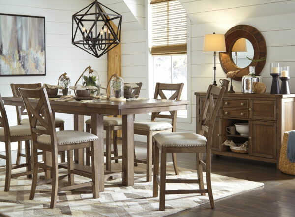 Moriville - Grayish Brown - Dining Room Server - Image 4