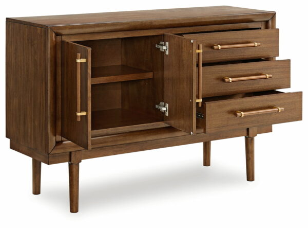 Lyncott - Brown - Dining Room Server - Image 5