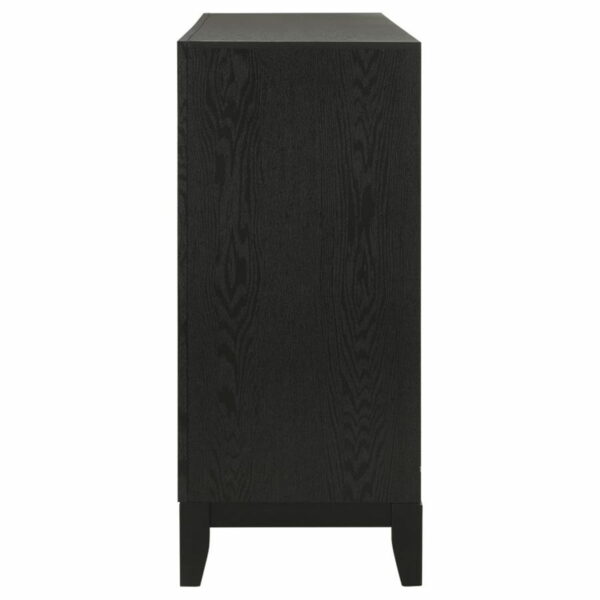 Valencia - 5-Drawer Bedroom Chest - Black - Image 7