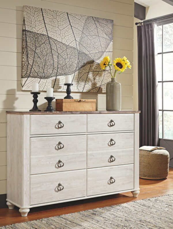 Willowton - Dresser, Mirror - Image 3