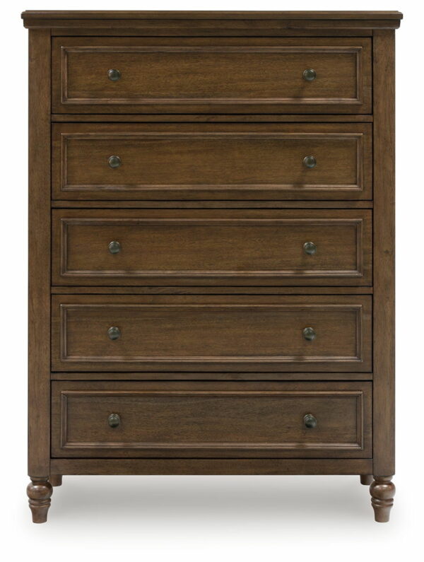 Sturlayne - Brown - Five Drawer Chest - Image 3