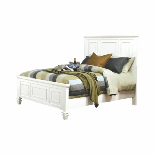Sandy Beach - Panel Bed with High Headboard - Image 7