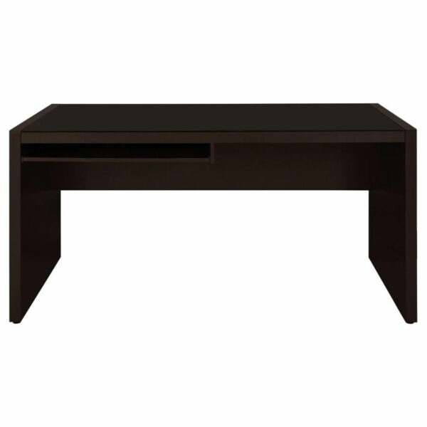 Skeena - Computer Desk With Keyboard Drawer - Cappuccino - Image 7