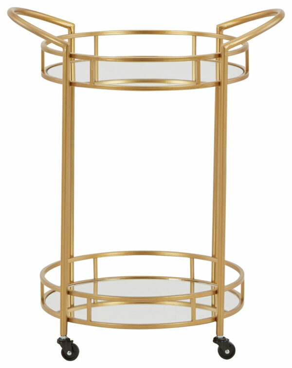 Wynora - Gold - Bar Cart - Image 2