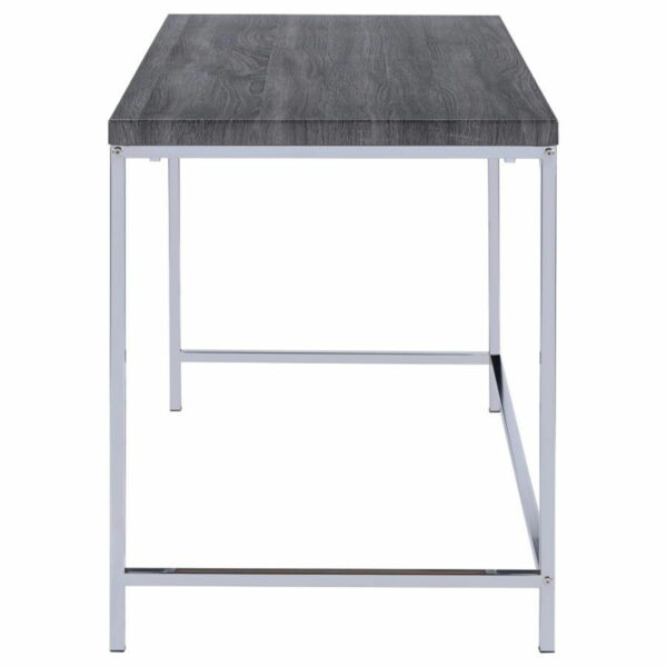 Kravitz - 1-Shelf Writing Desk - Weathered Gray - Image 9