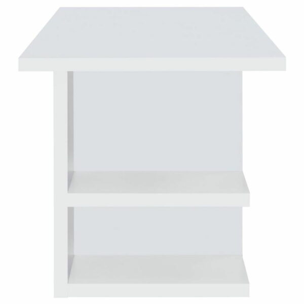 Alice - 4-Shelf Engineered Wood Writing Desk - White - Image 8