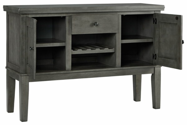 Hallanden - Gray - Dining Room Server - Image 4