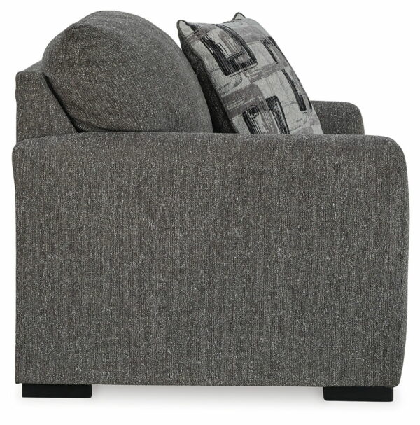 Gardiner - Pewter - 2 Pc. - Chair And A Half, Ottoman - Image 3
