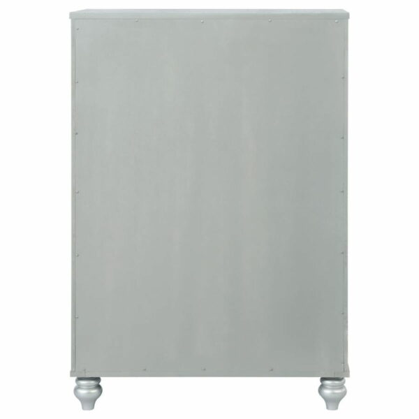 Gunnison - 5-Drawer Bedroom Chest - Silver Metallic - Image 10