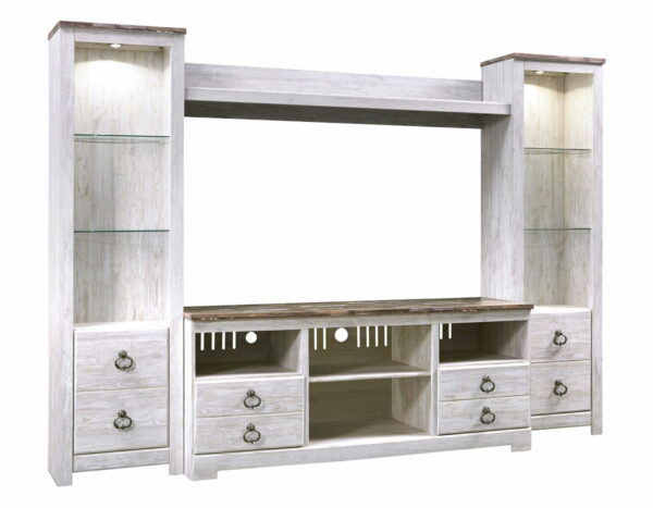 Willowton - Entertainment Center With Fireplace Option - Image 4