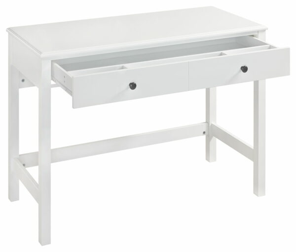 Othello - White - Home Office Small Desk - Image 6