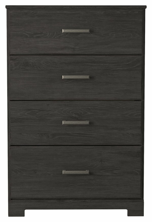 Belachime - Charcoal - Four Drawer Chest - Image 2