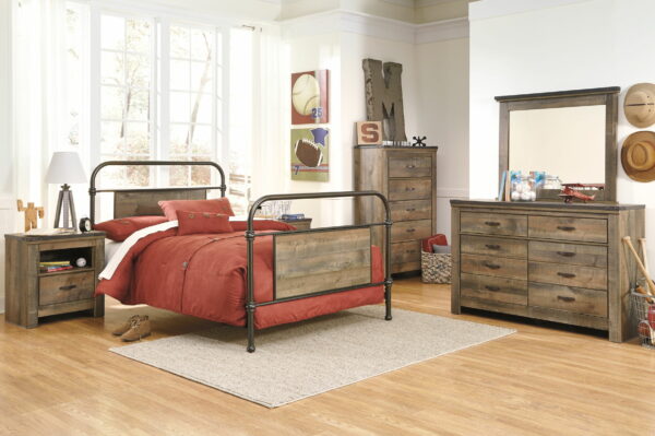 Trinell - Brown - Five Drawer Chest - Image 3