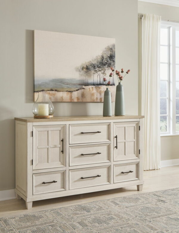 Shaybrock - Antique White / Brown - Dresser - Image 2