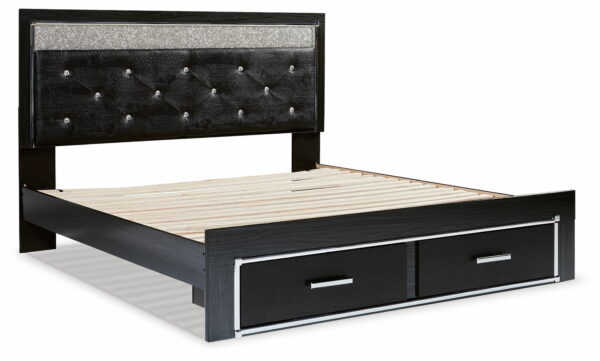 Kaydell - Upholstered Panel Storage Platform Bed - Image 10