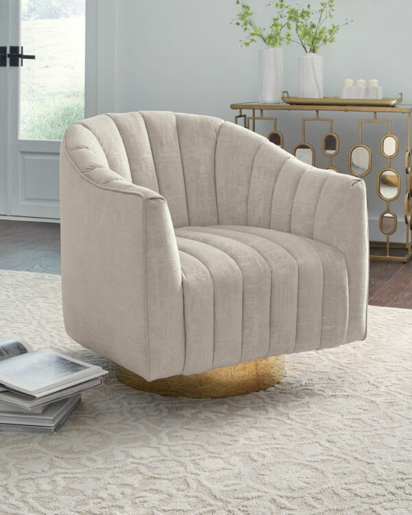 Penzlin - Pearl - Swivel Accent Chair - Image 6