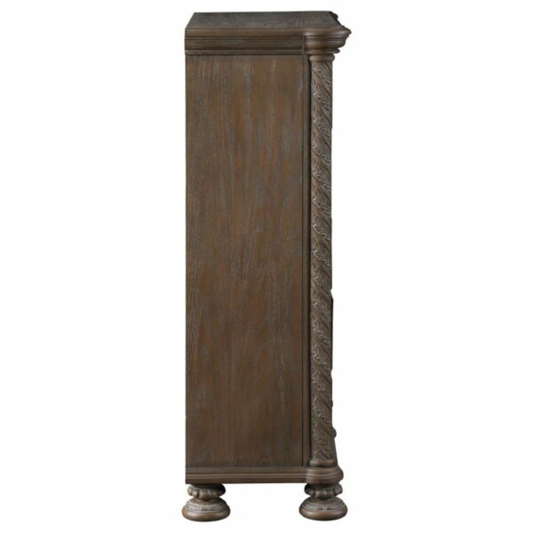 Emmett - 5-Drawer Bedroom Chest - Walnut - Image 4