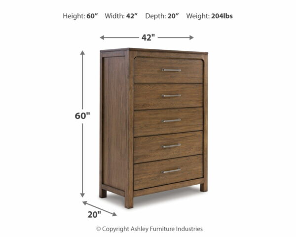 Cabalynn - Light Brown - Five Drawer Chest - Image 4