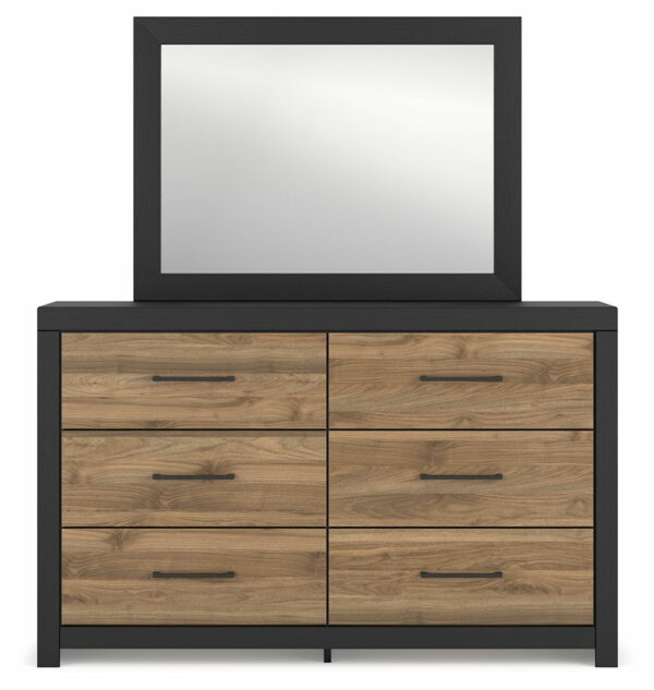 Vertani - Black - Dresser And Mirror - Image 5