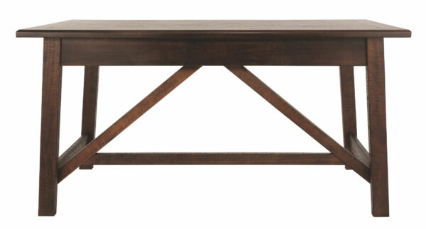 Baldridge - Rustic Brown - Home Office Large Leg Desk - Image 4