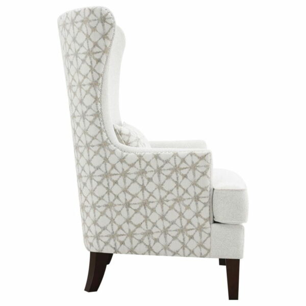 Pippin - Upholstered High Wingback Accent Chair - Latte - Image 13