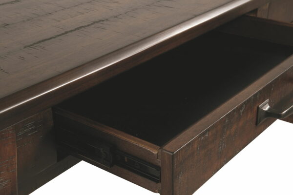 Baldridge - Rustic Brown - Home Office Large Leg Desk - Image 8