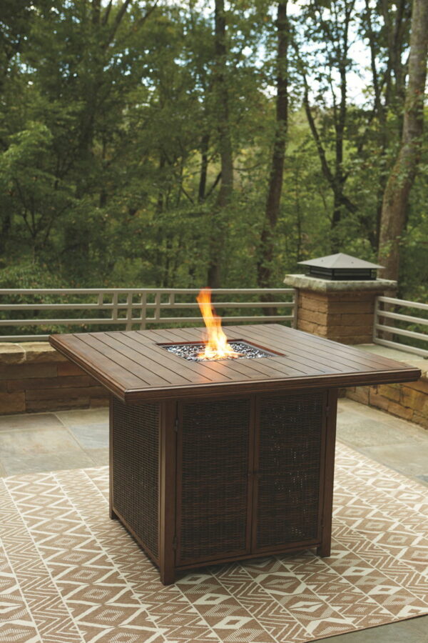 Paradise Trail - Outdoor Fire Pit Table Set - Image 2