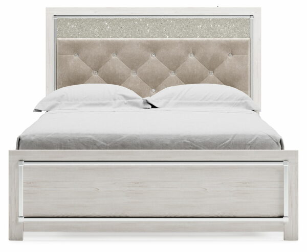 Altyra - White - Queen Panel Bed With Roll Slats - Image 6