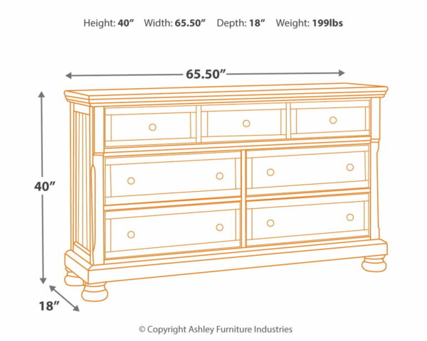 Flynnter - Dresser, Mirror - Image 11