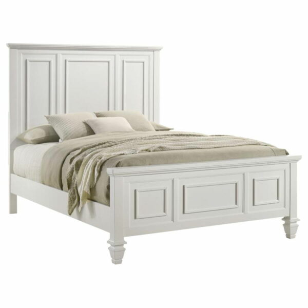 Sandy Beach - Panel Bed with High Headboard - Image 9