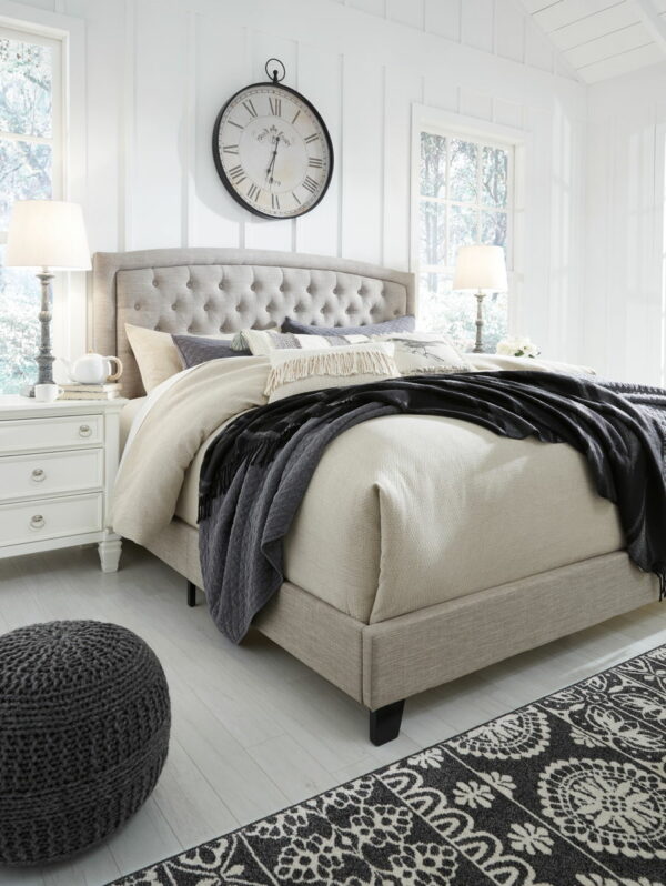 Jerary - Arched Upholstered Bed - Image 4