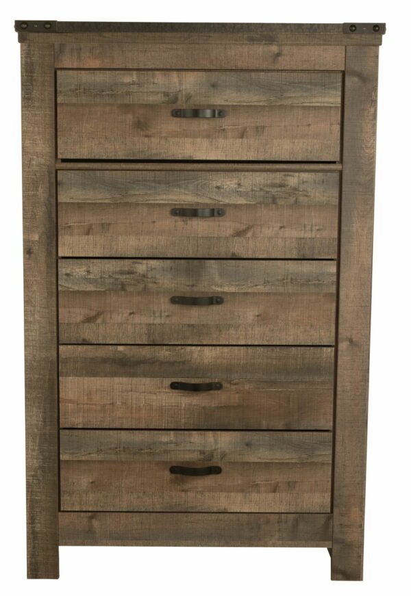 Trinell - Brown - Five Drawer Chest - Image 10