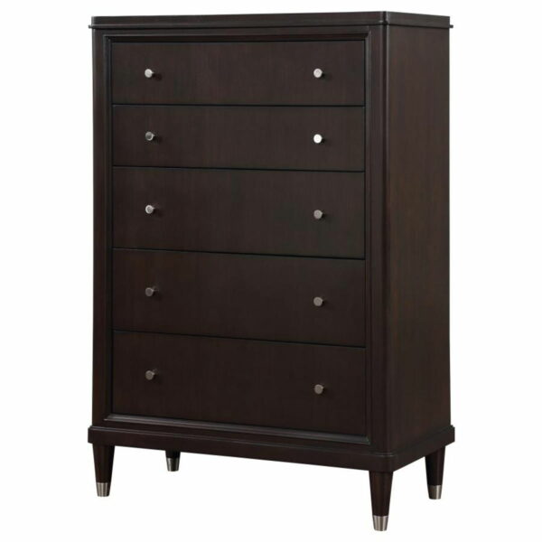 Emberlyn - 5-Drawer Bedroom Chest - Brown - Image 4