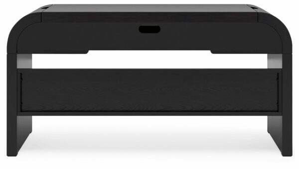 Rowanbeck - Black - Home Office Desk - Image 6