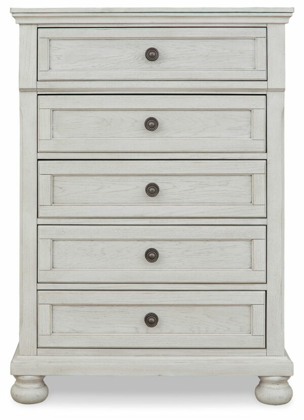 Robbinsdale - Antique White - Five Drawer Chest - Youth - Image 7