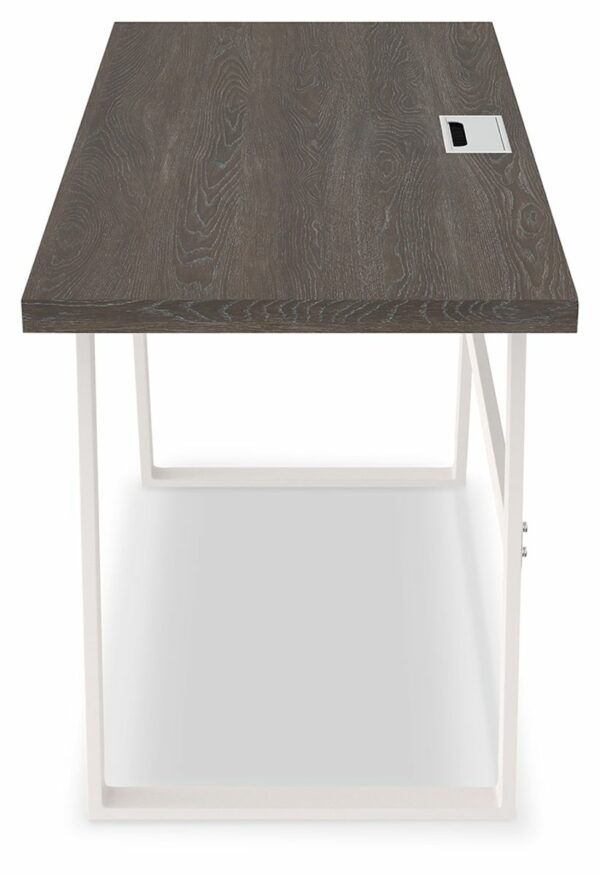Dorrinson - White / Black / Gray - Home Office Desk - Image 7