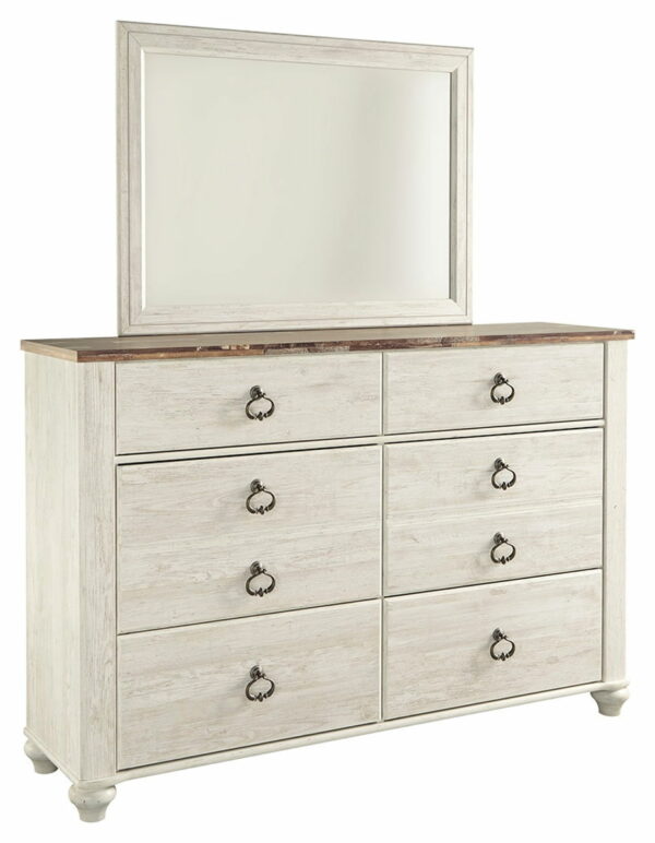 Willowton - Dresser, Mirror - Image 6