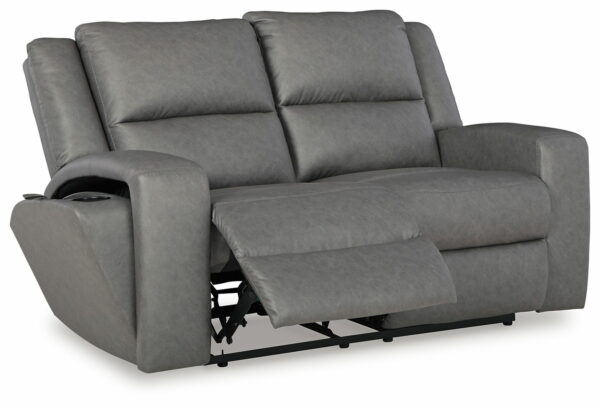 Brixworth - Slate - Reclining Loveseat - Image 5