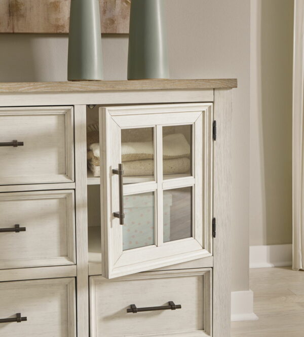 Shaybrock - Antique White / Brown - Dresser - Image 7