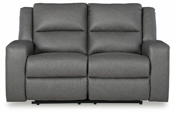 Brixworth - Slate - Reclining Loveseat - Image 7