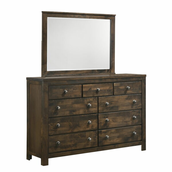 B1334-060-Blue Ridge - Mirror - Rustic Gray