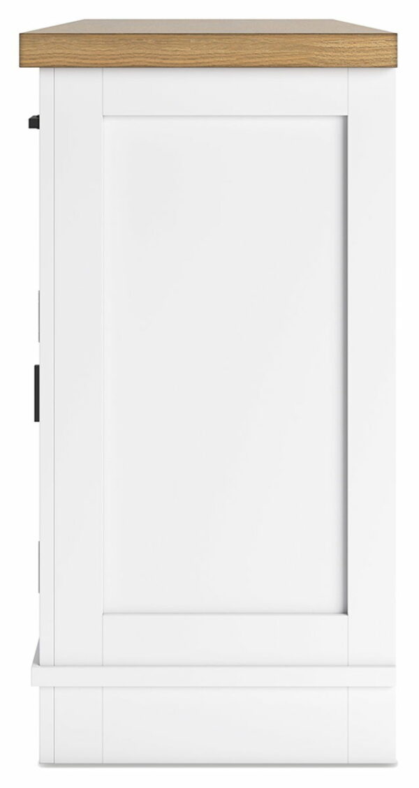 Ashbryn - White / Natural - Dining Room Server - Image 8