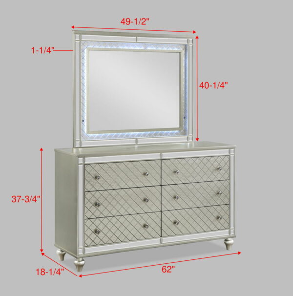 Cristian - Dresser, Mirror - Image 5