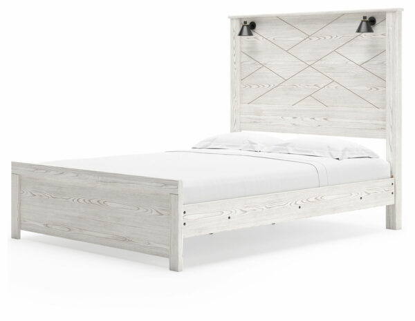 Gerridan - Panel Bed With Sconces - Image 7