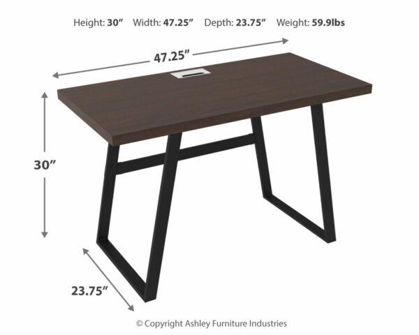 Camiburg - Warm Brown - Home Office Small Desk - Image 7
